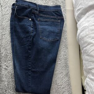 GAP Denim Girlfriend Jeans - Deep Blue